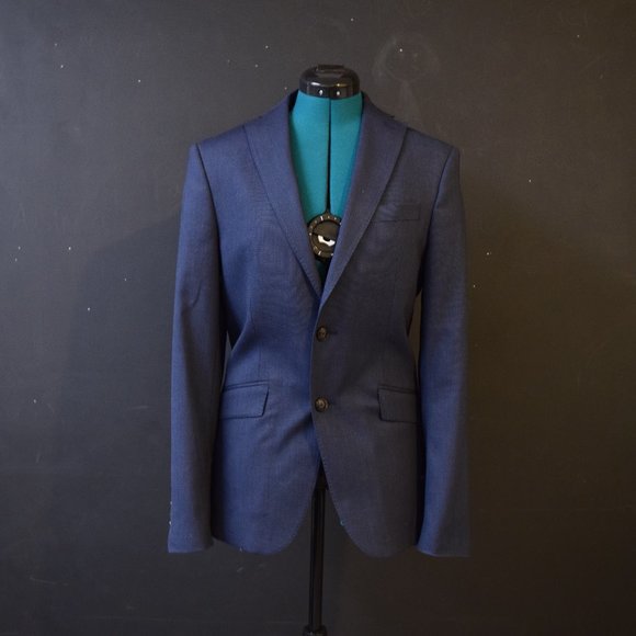 Zara Other - Men's Zara Blue Navy Blazer Jacket